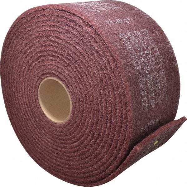 3M - 30' Long x 6" Wide Nonwoven Roll - Fine Grade, Purple, Aluminum Oxide - Exact Industrial Supply