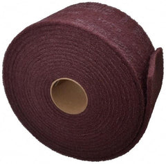 3M - 30' Long x 6" Wide Nonwoven Roll - Very Fine Grade, Purple, Aluminum Oxide - Exact Industrial Supply