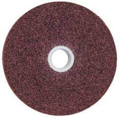 3M - 6" Diam, 1" Face Width, 1" Center Hole, Medium Grade, Aluminum Oxide Deburring Wheel - Convolute, Soft Density 4 Grade, 6,000 RPM - Exact Industrial Supply