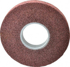 3M - 8" Diam, 1" Face Width, 3" Center Hole, Medium Grade, Aluminum Oxide Deburring Wheel - Convolute, Medium Density 5 Grade, 4,500 RPM - Exact Industrial Supply