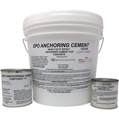 Made in USA - 256 oz Pail Two Part Epoxy - 1440 min Working Time, 15,000 psi Shear Strength - Exact Industrial Supply