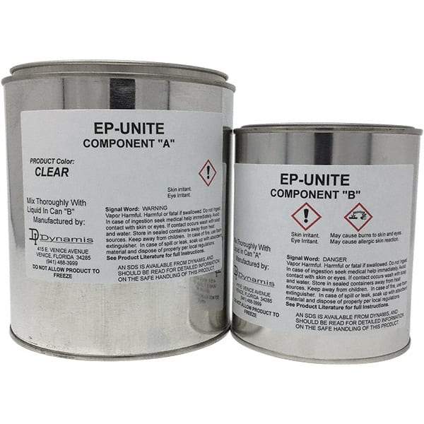 Made in USA - 0.75 Gal Concrete Repair/Resurfacing - Clear, 150 Sq Ft Coverage - Exact Industrial Supply