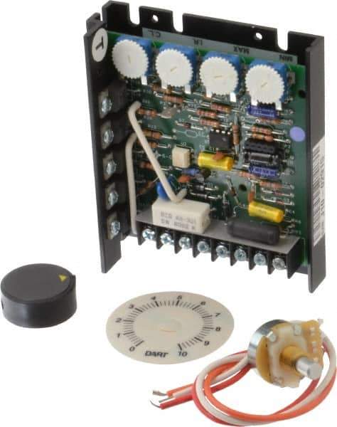 Dart Controls - 1/8 Max hp, 25 Max RPM, Electric AC DC Motor - 120, 240 V Input - Exact Industrial Supply