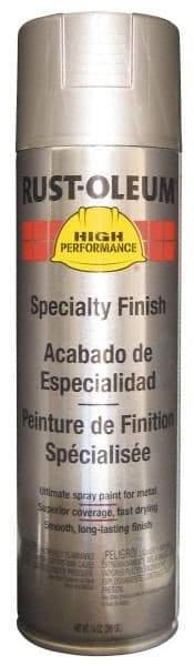 Rust-Oleum - Stainless Steel, 14 oz Net Fill, Gloss, Enamel Spray Paint - 10 Sq Ft per Can, 14 oz Container, Use on Rust Proof Paint - Exact Industrial Supply