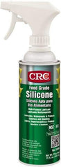 CRC - 16 oz Trigger Spray Can Nondrying Film/Silicone Penetrant/Lubricant - Clear & White, -40°F to 400°F, Food Grade - Exact Industrial Supply