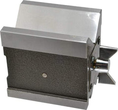 Value Collection - 4.76 to 2-3/4" Capacity, 90° Angle, Steel V-Block - 4" Long x 3" Wide x 3-3/4" High, Sold as Individual - Exact Industrial Supply