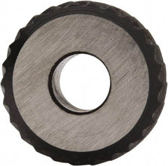 Value Collection - 3/16 Inch Face Width, 5/8 Inch Diameter, High Speed Steel Knurl Wheel Set - 7/32 Inch Hole Diameter, Beveled Face Knurl, Left and Right Hand Diagonal Pattern, Form - Exact Industrial Supply