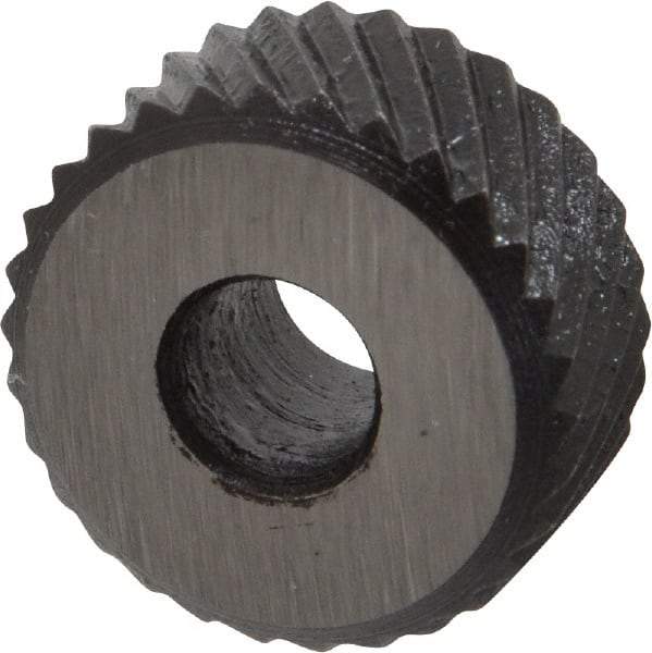 Value Collection - 1/4 Inch Face Width, 3/4 Inch Diameter, High Speed Steel Knurl Wheel Set - 1/4 Inch Hole Diameter, Beveled Face Knurl, Left and Right Hand Diagonal Pattern, Form - Exact Industrial Supply