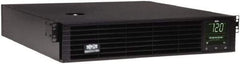 Tripp-Lite - 20 Amp, 2,200 VA, Tower & Rack Mount Line Interactive Backup Uninterruptible Power Supply - Backup 4-1/2 min with Full Load & 12 min with Half Load, 120 VAC Input & Output, 1,920 Watt Output, 1 Phases, 8 Outlets - Exact Industrial Supply