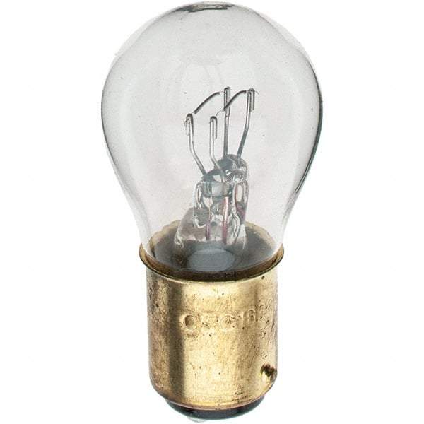 Import - 28 Volt, Incandescent Miniature & Specialty S8 Lamp - Bayonet Base - Exact Industrial Supply