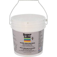 Synco Chemical - 5 Lb Pail Silicone General Purpose Grease - Translucent White, Food Grade, 500°F Max Temp, NLGIG 2, - Exact Industrial Supply