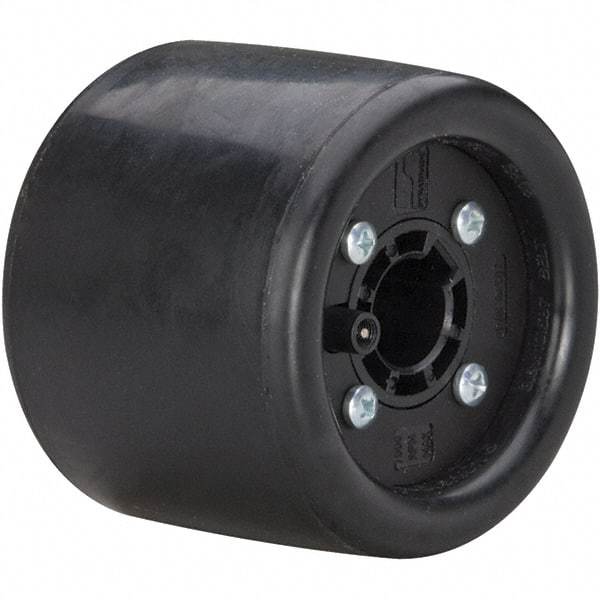 Dynabrade - 3" Wide Power Sander Pneumatic Wheel - 3-1/4" Diam - Exact Industrial Supply