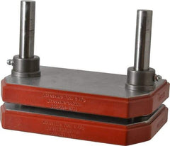 JT&M - 5" Guide Post Length, 13/16" Die Holder Thickness, Cast Iron, Mold Blank, Punch & Die Set - 7/8" Bushing Diam, 6-1/2" Overall Width x 4-3/8" Overall Depth - Exact Industrial Supply