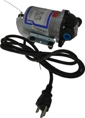 Pentair - 1/10 HP, 3/8 Inlet Size, 3/8 Outlet Size, ByPass, Diaphragm Spray Pump - 115 Input Voltage, Polypropylene, 1.40 Max GPM - Exact Industrial Supply
