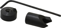 Vernon - 3/8" Cutter Diam, #7 Drill Combatibility, 1/4" Collar Thickness, Adjustable Depth Drill Countersink - Exact Industrial Supply