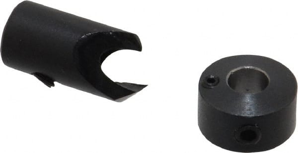 Vernon - 5/16" Cutter Diam, #16 Drill Combatibility, 1/4" Collar Thickness, Adjustable Depth Drill Countersink - Exact Industrial Supply