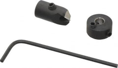 Vernon - 5/16" Cutter Diam, #24 Drill Combatibility, 1/4" Collar Thickness, Adjustable Depth Drill Countersink - Exact Industrial Supply