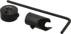 Vernon - 5/16" Cutter Diam, #25 Drill Combatibility, 1/4" Collar Thickness, Adjustable Depth Drill Countersink - Exact Industrial Supply