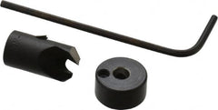 Vernon - 5/16" Cutter Diam, #28 Drill Combatibility, 1/4" Collar Thickness, Adjustable Depth Drill Countersink - Exact Industrial Supply