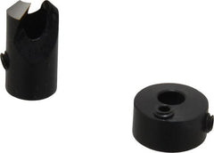 Vernon - 5/16" Cutter Diam, 5/32" Drill Compatibility, 1/4" Collar Thickness, Adjustable Depth Drill Countersink - Exact Industrial Supply