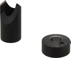 Vernon - 3/8" Cutter Diam, 13/64" Drill Compatibility, 1/4" Collar Thickness, Adjustable Depth Drill Countersink - Exact Industrial Supply