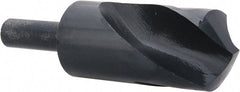 Interstate - 1-7/8" Drill, 118° Point, High Speed Steel Silver Deming & Reduced Shank Drill Bit - Exact Industrial Supply