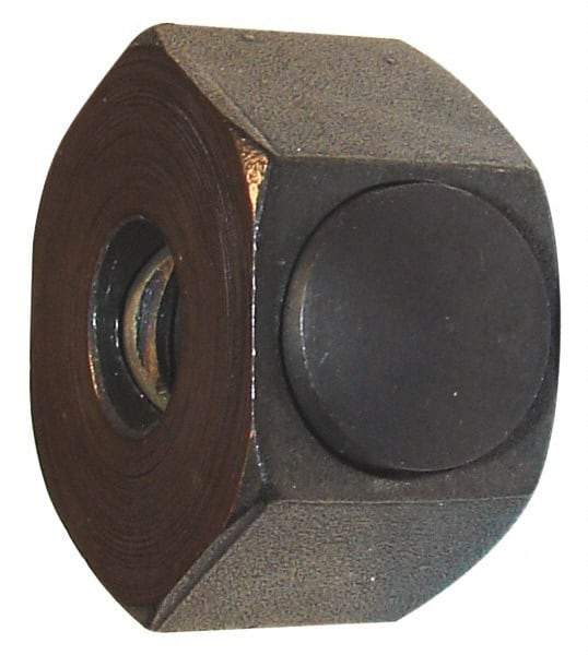 Morton Machine Works - M10x1.50 Steel Right Hand Hex Nut - 26mm Across Flats, 16mm High, Black Oxide Finish - Exact Industrial Supply
