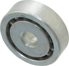 Value Collection - 1/4" Bore Diam, 1" OD, Open Unground Full Complement Radial Ball Bearing - 5/16" Wide, 1 Row, Round Bore, 484 Lb Dynamic Capacity - Exact Industrial Supply