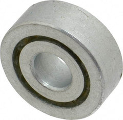 Value Collection - 3/8" Bore Diam, 1-1/16" OD, Open Unground Full Complement Radial Ball Bearing - 3/8" Wide, 1 Row, Round Bore, 484 Lb Dynamic Capacity - Exact Industrial Supply
