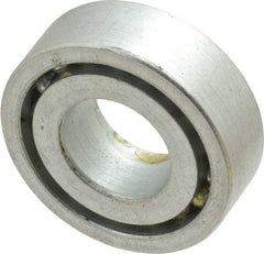 Value Collection - 5/8" Bore Diam, 1-3/8" OD, Open Unground Full Complement Radial Ball Bearing - 7/16" Wide, 1 Row, Round Bore, 769 Lb Dynamic Capacity - Exact Industrial Supply