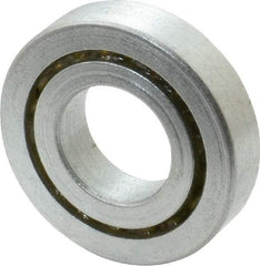 Value Collection - 3/4" Bore Diam, 1-5/8" OD, Open Unground Full Complement Radial Ball Bearing - 3/8" Wide, 1 Row, Round Bore, 825 Lb Dynamic Capacity - Exact Industrial Supply
