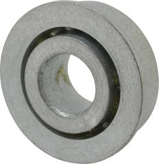 Value Collection - 3/8" Bore Diam, 29/32" OD, Open Unground Full Complement Radial Ball Bearing - With Flange, 1 Row, Round Bore, 356 Lb Dynamic Capacity - Exact Industrial Supply