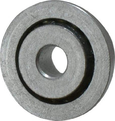 Value Collection - 1/4" Bore Diam, 7/8" OD, Open Unground Full Complement Radial Ball Bearing - With Flange, 1 Row, Round Bore, 356 Lb Dynamic Capacity - Exact Industrial Supply