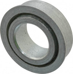 Value Collection - 3/4" Bore Diam, 1-3/8" OD, Open Unground Full Complement Radial Ball Bearing - With Flange, 1 Row, Round Bore, 650 Lb Dynamic Capacity - Exact Industrial Supply