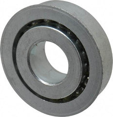Value Collection - 3/4" Bore Diam, 1-7/8" OD, Open Unground Full Complement Radial Ball Bearing - With Flange, 1 Row, Round Bore, 1,291 Lb Dynamic Capacity - Exact Industrial Supply