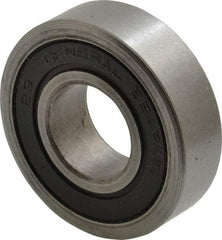 Value Collection - 3/4" Bore Diam, 1-3/4" OD, Double Seal Unground Retainer Type Radial Ball Bearing - 1/2" Wide, 1 Row, Round Bore, 1,171 Lb Dynamic Capacity - Exact Industrial Supply