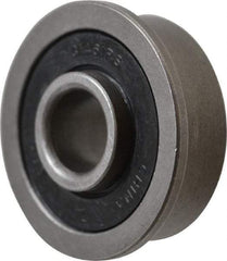 Value Collection - 5/16" Bore Diam, 7/8" OD, Double Seal Unground Retainer Type Radial Ball Bearing - With Flange, 1 Row, Round Bore, 450 Lb Dynamic Capacity - Exact Industrial Supply