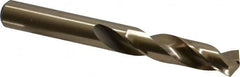 Screw Machine Length Drill Bit: 0.377″ Dia, 135 °, Cobalt Bright/Uncoated, Right Hand Cut