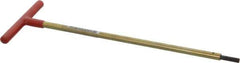 Made in USA - 7/32" Hex, T-Handle, Hex Key - 12" OAL, Chromalloy Steel, Inch System of Measurement - Exact Industrial Supply