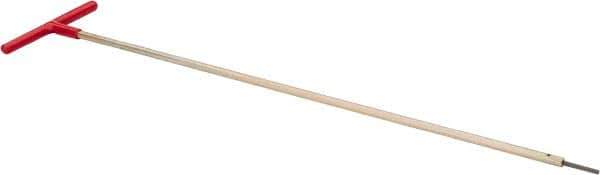 Made in USA - 7/64" Hex, T-Handle, Hex Key - 18" OAL, Chromalloy Steel, Inch System of Measurement - Exact Industrial Supply