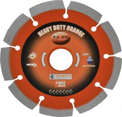 Core Cut - 4-1/2" Diam, 20mm Arbor Hole Diam, Wet & Dry Cut Saw Blade - Diamond-Tipped, Standard Round Arbor - Exact Industrial Supply