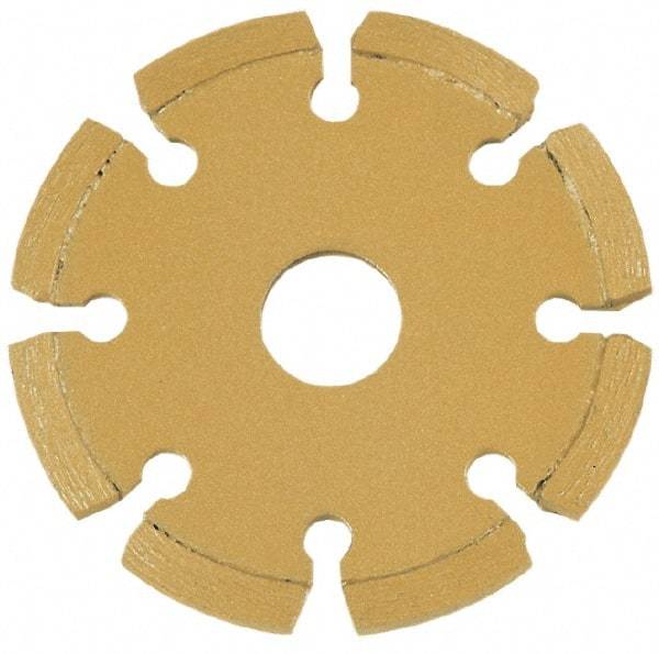 Core Cut - 7" Diam, 20mm Arbor Hole Diam, Wet & Dry Cut Saw Blade - Diamond-Tipped, Standard Round Arbor - Exact Industrial Supply