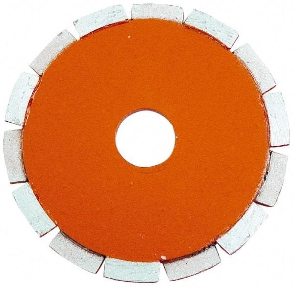 Core Cut - 7" Diam, 20mm Arbor Hole Diam, Wet & Dry Cut Saw Blade - Diamond-Tipped, Standard Round Arbor - Exact Industrial Supply