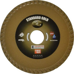 Core Cut - 4-1/2" Diam, 20mm Arbor Hole Diam, Wet & Dry Cut Saw Blade - Diamond-Tipped, Diamond Arbor - Exact Industrial Supply