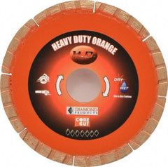 Core Cut - 4" Diam, 20mm Arbor Hole Diam, Wet & Dry Cut Saw Blade - Diamond-Tipped, Standard Round Arbor - Exact Industrial Supply