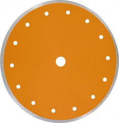 Core Cut - 7" Diam, 5/8" Arbor Hole Diam, Wet & Dry Cut Saw Blade - Diamond-Tipped, Standard Round Arbor - Exact Industrial Supply