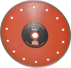 Core Cut - 8" Diam, 5/8" Arbor Hole Diam, Wet & Dry Cut Saw Blade - Diamond-Tipped, Standard Round Arbor - Exact Industrial Supply