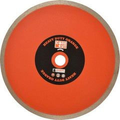 Core Cut - 7" Diam, 5/8" Arbor Hole Diam, Wet & Dry Cut Saw Blade - Diamond-Tipped, Standard Round Arbor - Exact Industrial Supply