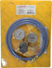 Value Collection - 0 to 50 SCFM Flow Range, 580 CGA Inlet Connection, Male Fitting, 4,000 Max psi, Argon Welding Regulator - 5/8-18 Thread, Right Hand Rotation - Exact Industrial Supply