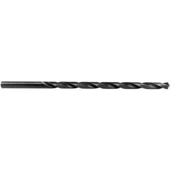 Interstate - 61/64" 118° 2-Flute High Speed Steel Extra Length Drill Bit - Exact Industrial Supply